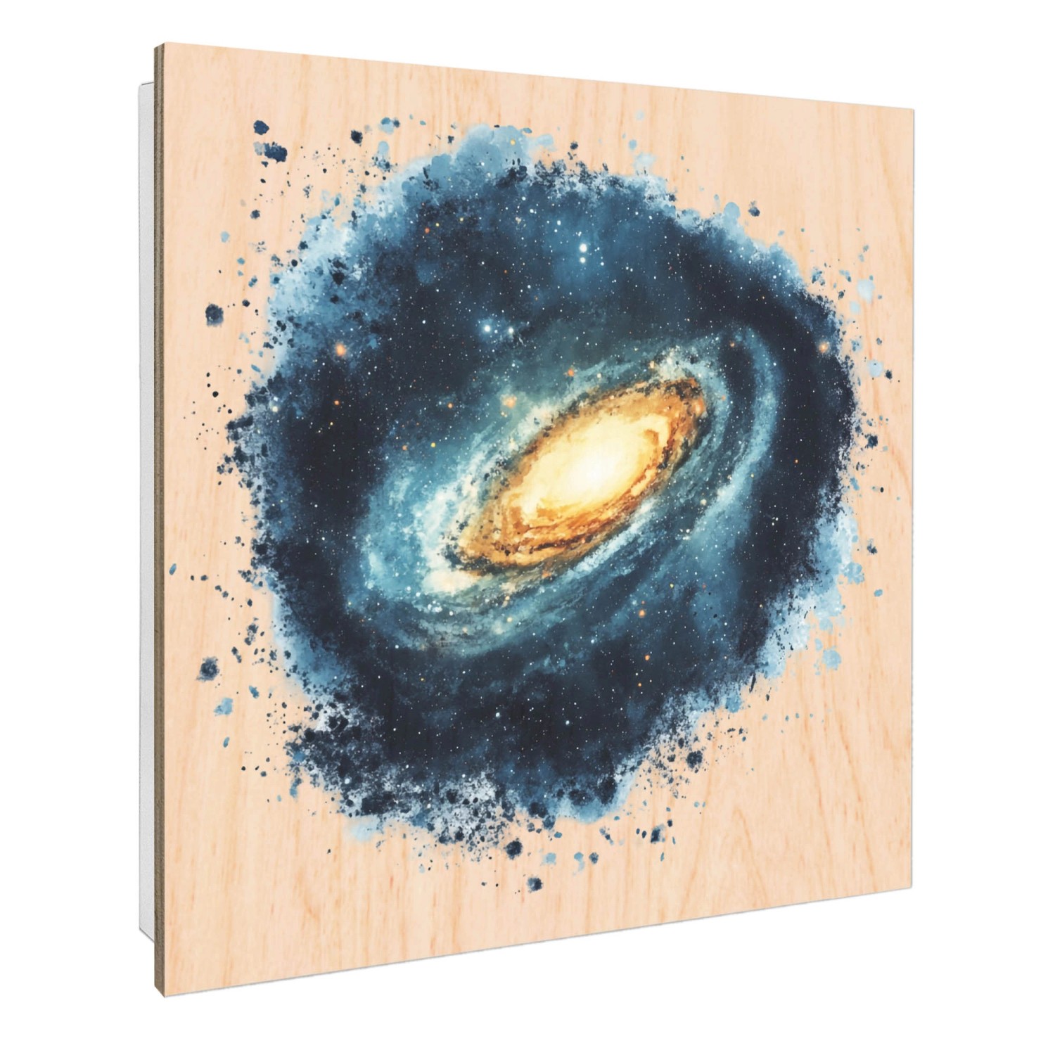 Banjado Schlüsselkasten mit Holzfront 30x30cm Weiß Scharnier Links 50 Haken günstig online kaufen
