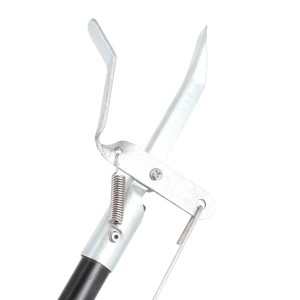 Galaflor Greifzange für Müll und Papier, Detailansicht des Greifmechanismus.