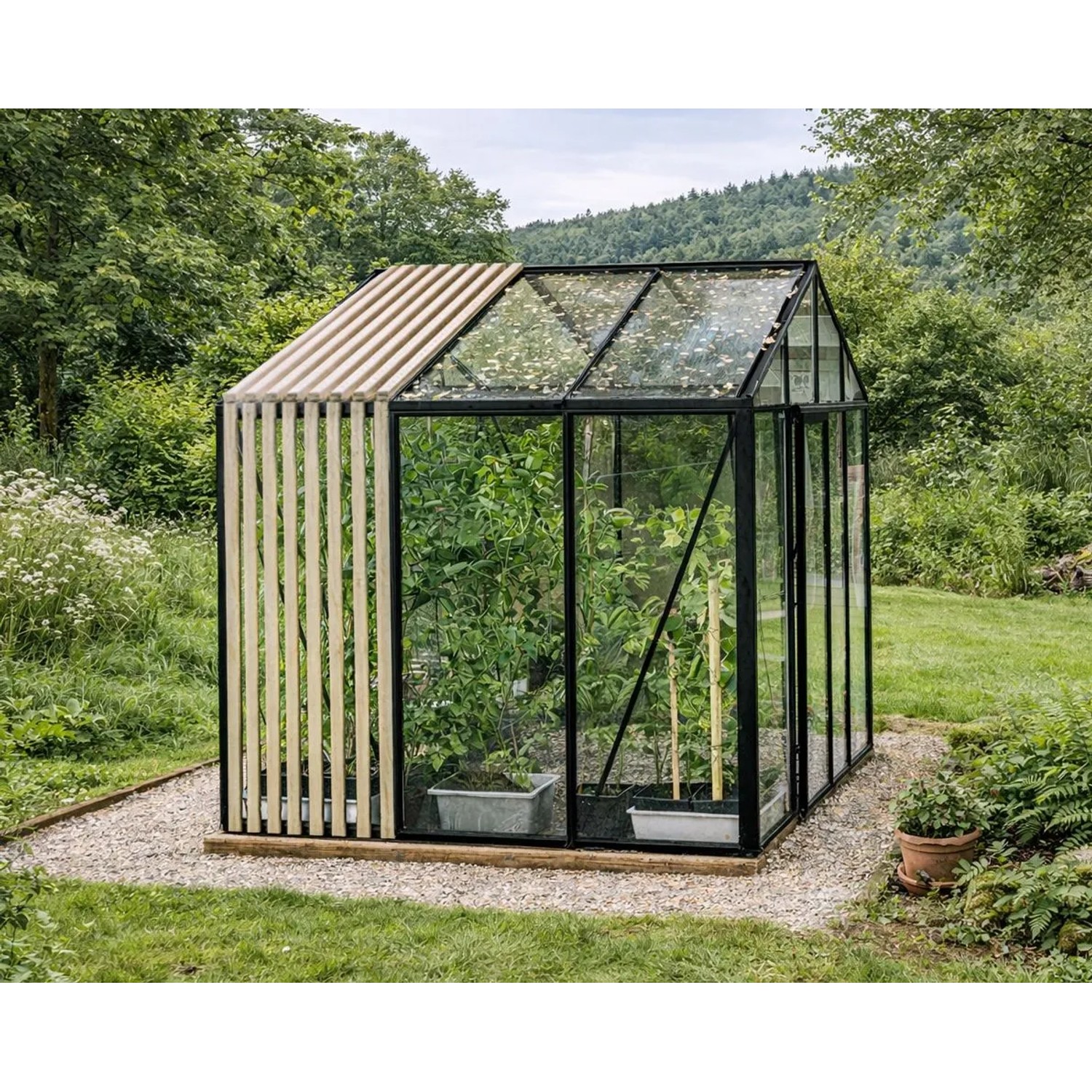 Bloomcabin Premium-Qualität Gewächshaus  Accoya-Fusion GHCAF9