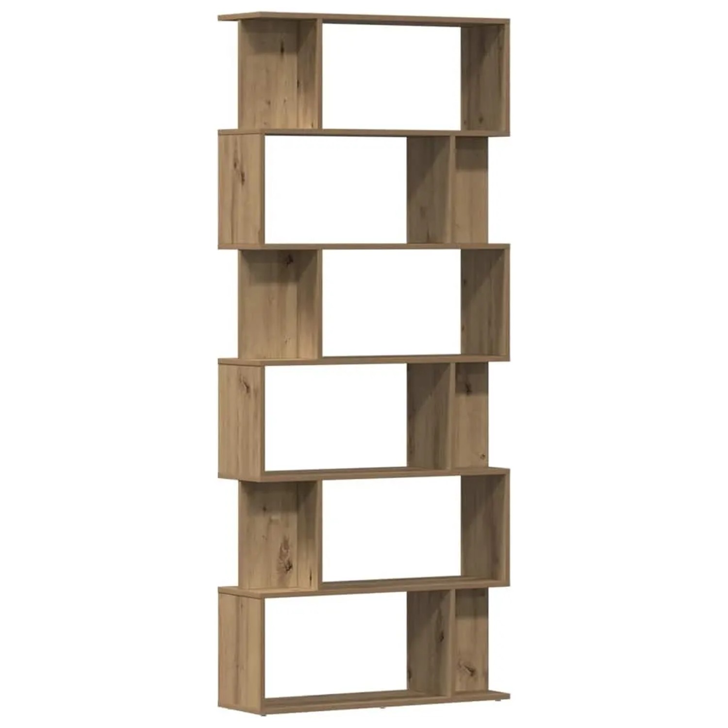 vidaXL Bücherregal Artisan-Eiche 80x24x192 cm Holzwerkstoff 855783 günstig online kaufen