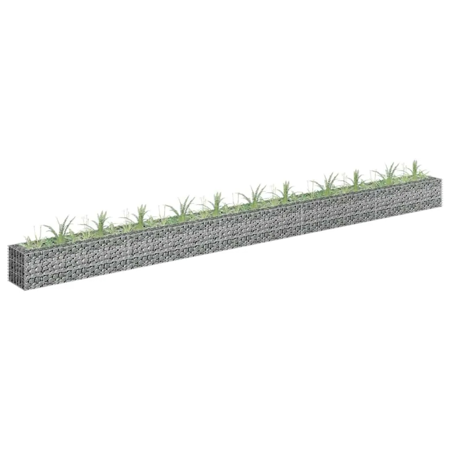 Furnicato Gabionen-hochbeet Verzinkter Stahl 450x30x30 Cm