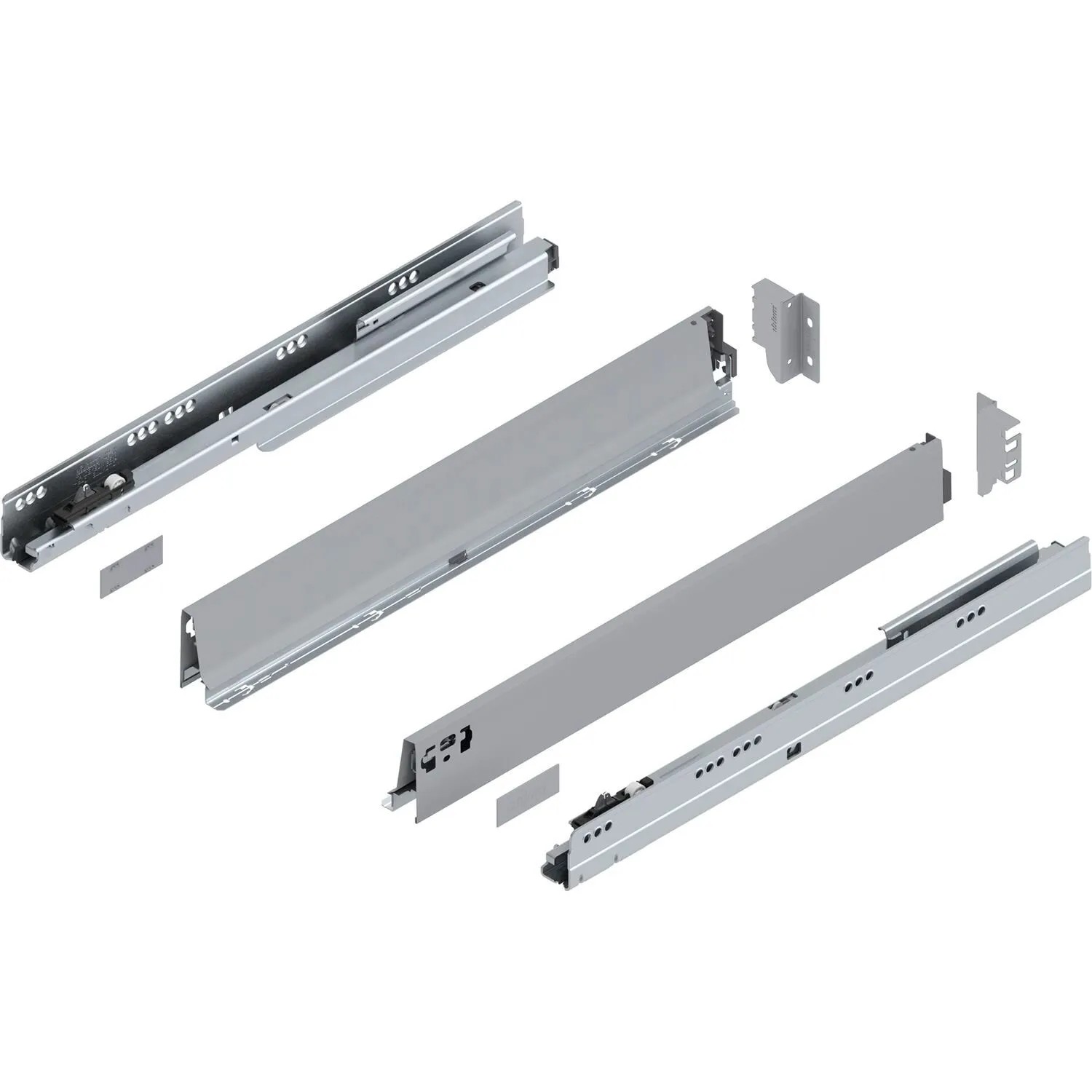 Blum Tandembox antaro M Vollauszug Blumotion 650 mm 65 kg Grau