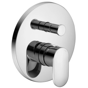 pianura Unterputz Wannenarmatur Aora, Chrom für 2 Verbraucher.