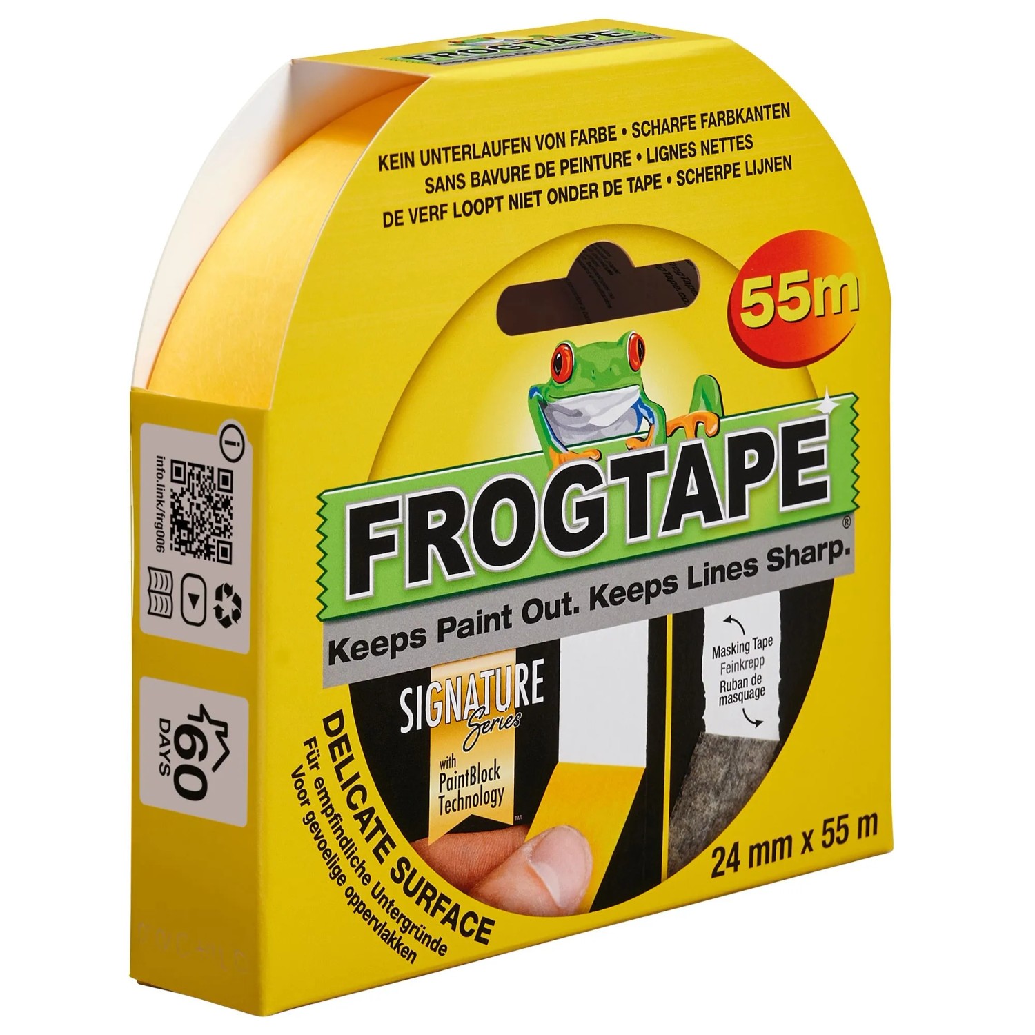 FrogTape Washi-Malerband Delicate 24 mm Länge 55 m