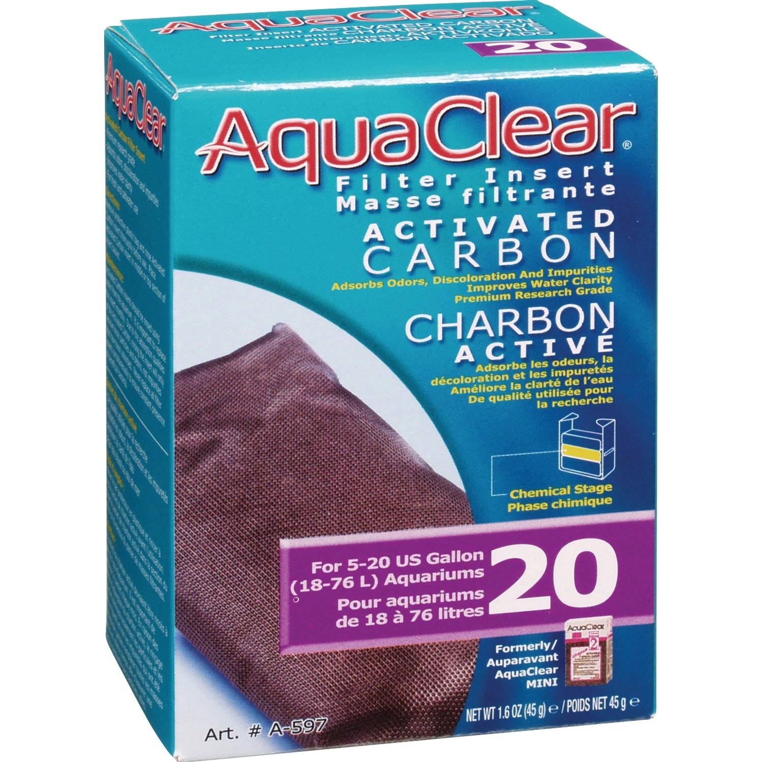 AquaClear 20 AktivkohlePatrone für Außenfilter kaufen bei OBI