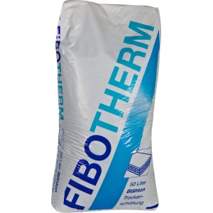 Sack FiboTherm Trockenschüttung, 50 Liter, für Trockenestrich, wärme- und schalldämmend.