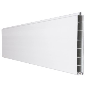 GroJa Basicline Einzelprofil, schmal, 180x15 cm, weiß. Für individuellen Sichtschutz im Garten.