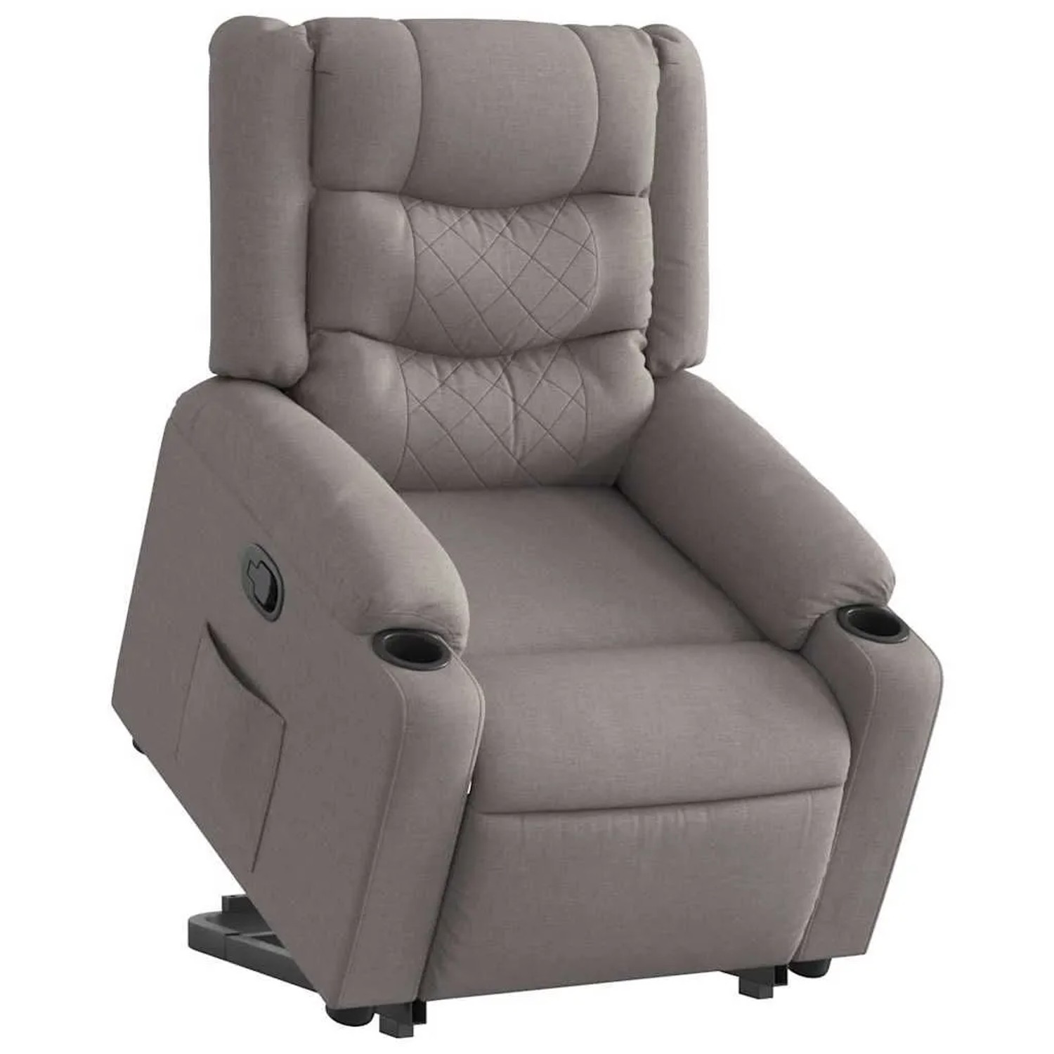 vidaXL Relaxsessel mit Aufstehhilfe Taupe Stoff 3310265 günstig online kaufen