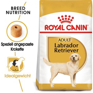 Royal Canin Labrador Adult Trockenfutter 3kg: Speziell für Labrador Retriever, unterstützt Gewicht, Haut und Gelenke.