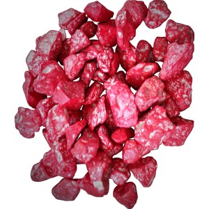 Rotes Colomi Orchideengranulat, 1 Liter, mineralisches Substrat für Zimmerorchideen.