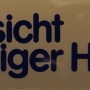 Hinweisschild "Vorsicht bissiger Hund", selbstklebend, für erhöhte Sicherheit.