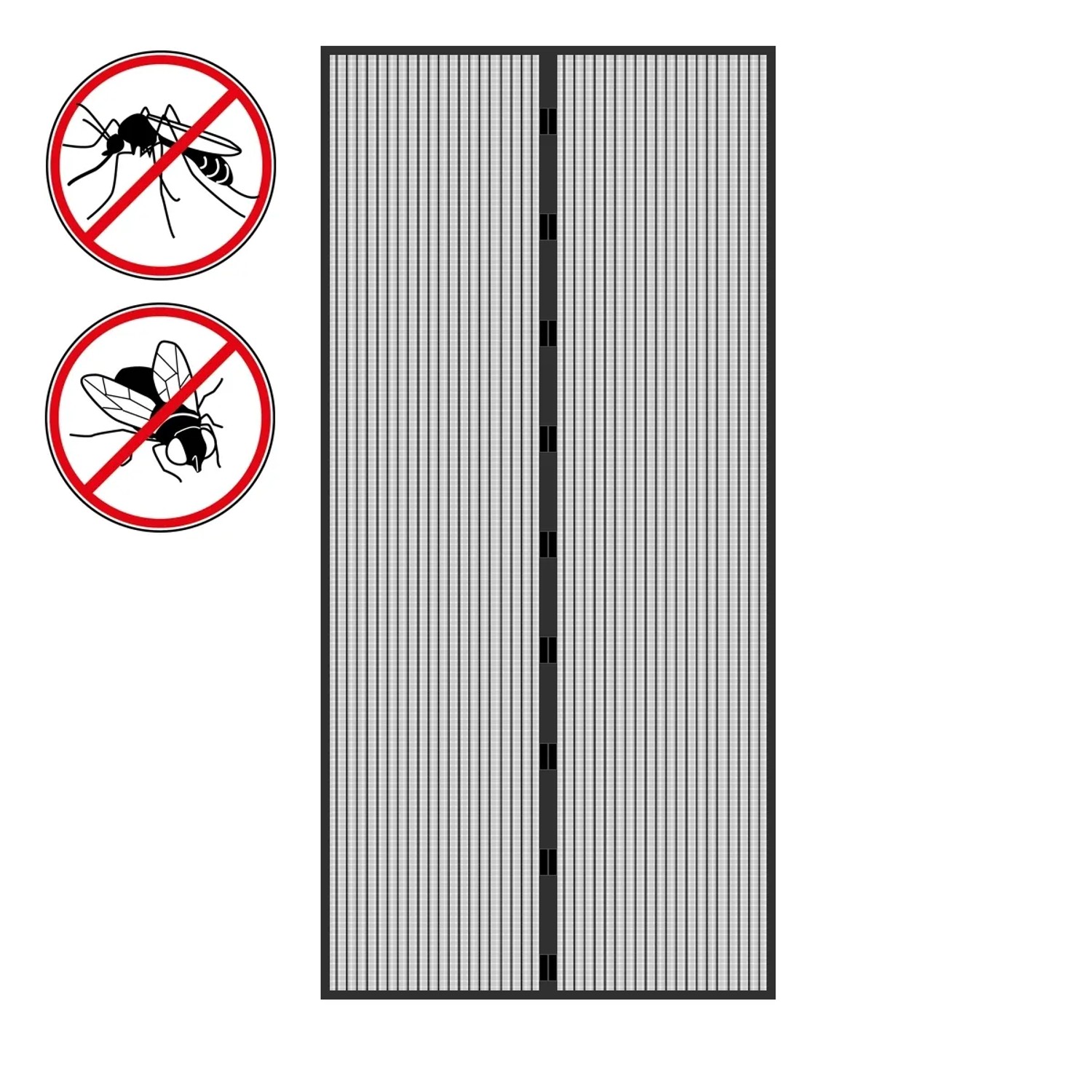 Fliegengitter Aus Glasfaser (100 X 150 Cm) – Graues Moskitonetz Für Türen & Fenster, 1 Mm Maschenweite, Einfach Zuschneidbar & Montierbar