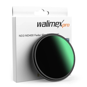 Walimex Pro Nd2-Nd400 Fader Slim Super Dmc 72Mm Variabler Graufilter Nd Filter