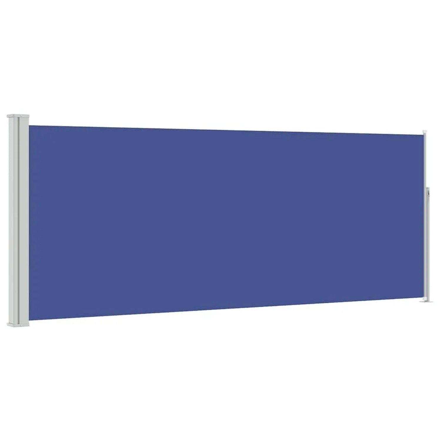 vidaXL Ausziehbare Seitenmarkise 120x300 cm Blau 45361