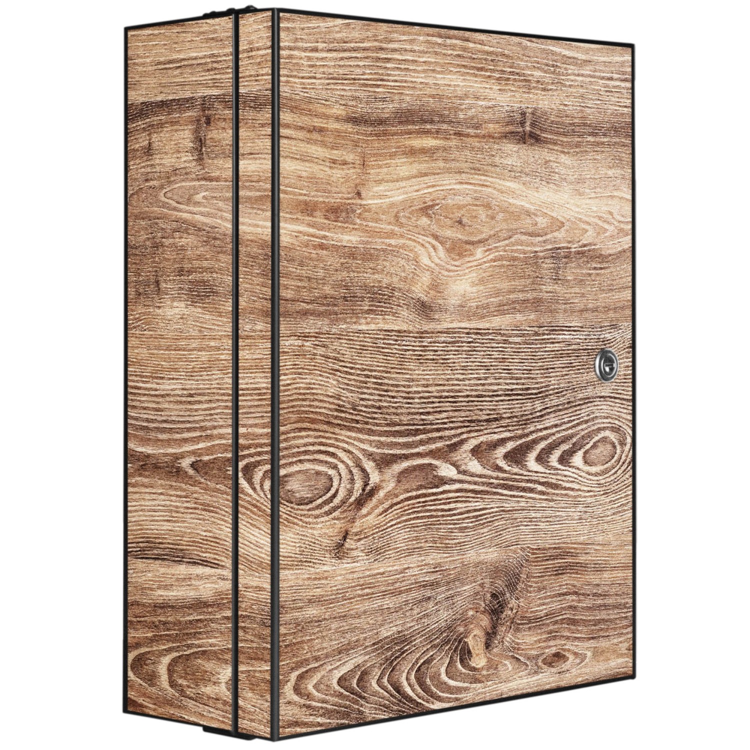 Banjado XXL Medizinschrank Abschliessbar 35x46x15cm Arzneischrank Anthrazit günstig online kaufen