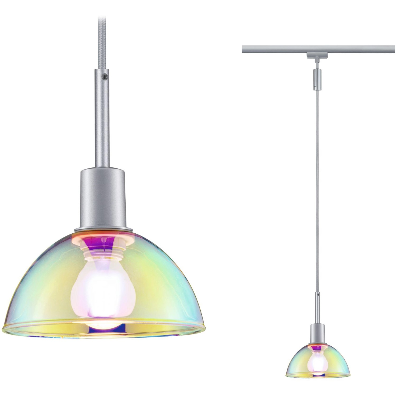 Paulmann URail Pendel Sarrasani Chrom matt, Dichroic max. 20W E14