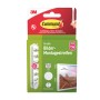 Command Bilder-Montage-Strips, 4 Paar große, weiße Klebestreifen für Bilder bis 7kg.