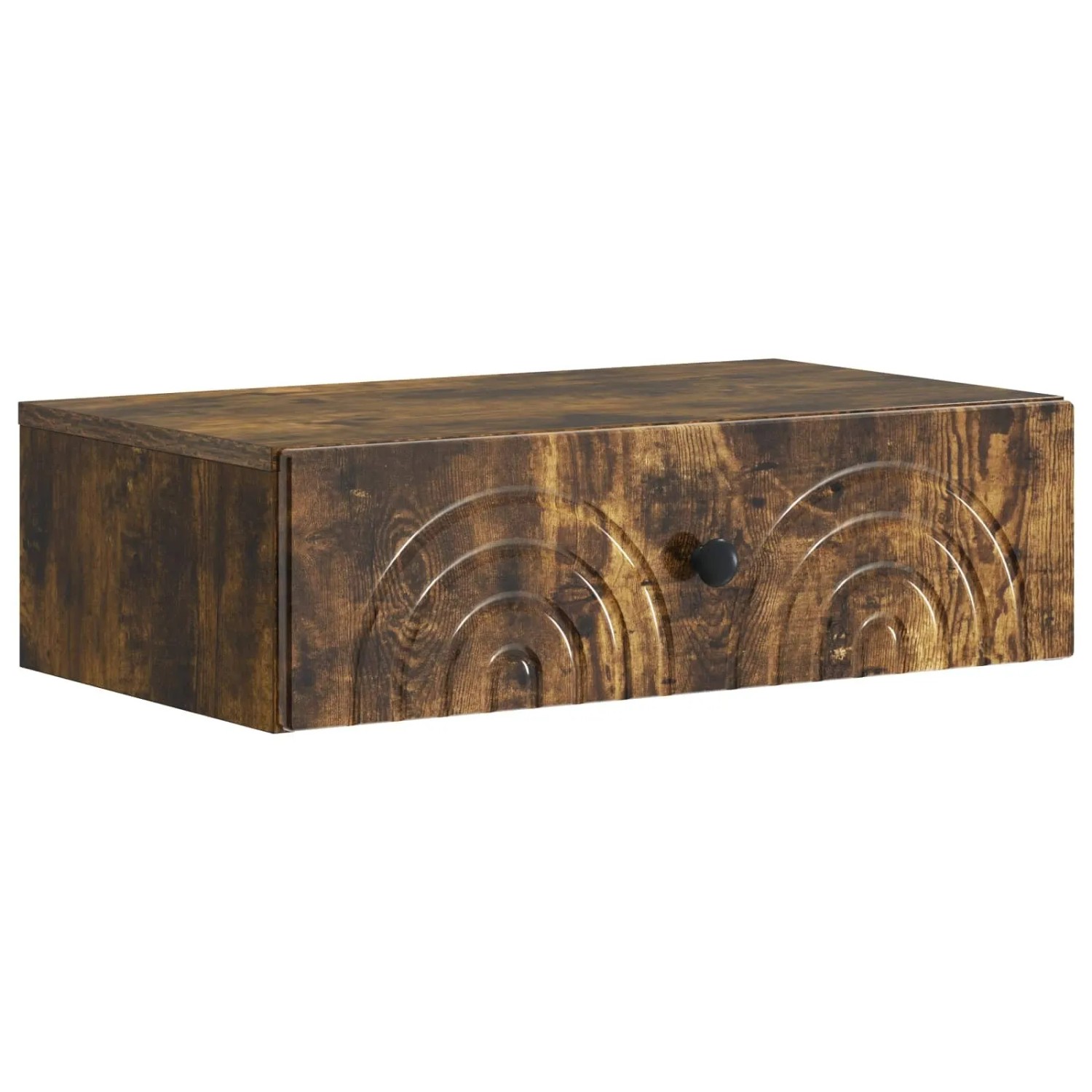 vidaXL Wandmontierter Beistelltisch Geräucherte Eiche Holzwerkstoff 898150