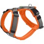 Orange-graues Hunter Hundegeschirr Maldon Up Gr. S-M mit Griff, weich gepolstert und verstellbar.