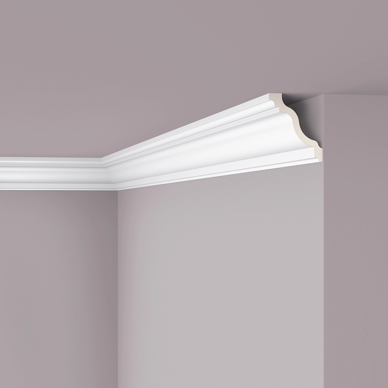 NOEL & MARQUET NMC Z22 ARSTYL Eckleiste Zierleiste Stuckleiste 2 m 200 cm x 10,6 cm x 12,6 cm Weiß