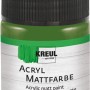 Kreul Acrylfarbe Matt Olivgrün, 50ml Flasche. Ideal für Bastelarbeiten.