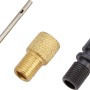 Adapter-Set für LUX Akku-Kompressor 1PowerSystem: Ballnadel, Fahrradventil- und Universaladapter.