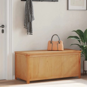 vidaXL Aufbewahrungsbox aus Holzwerkstoff in Natur, ideal als Büroschrank oder Stauraum.