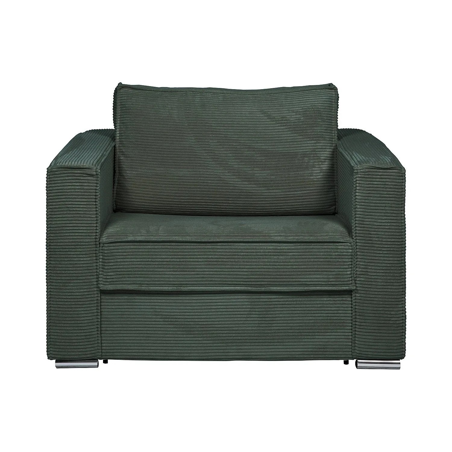 Vente-unique Schlafsessel Loreto Tannengrün 128 cm