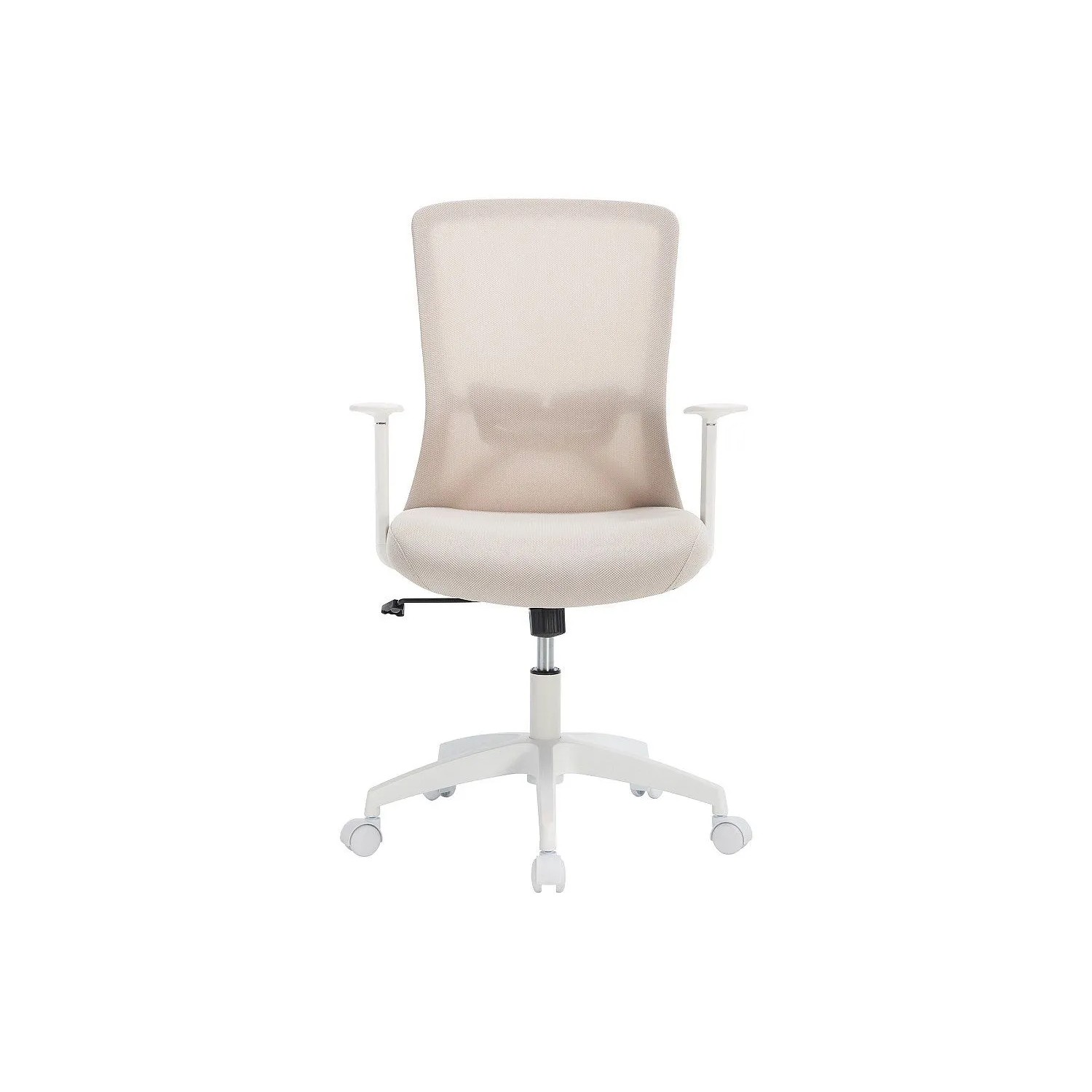 Vente-unique Bürostuhl Ohne Armlehnen Delvora Beige  Weiß 61 cm