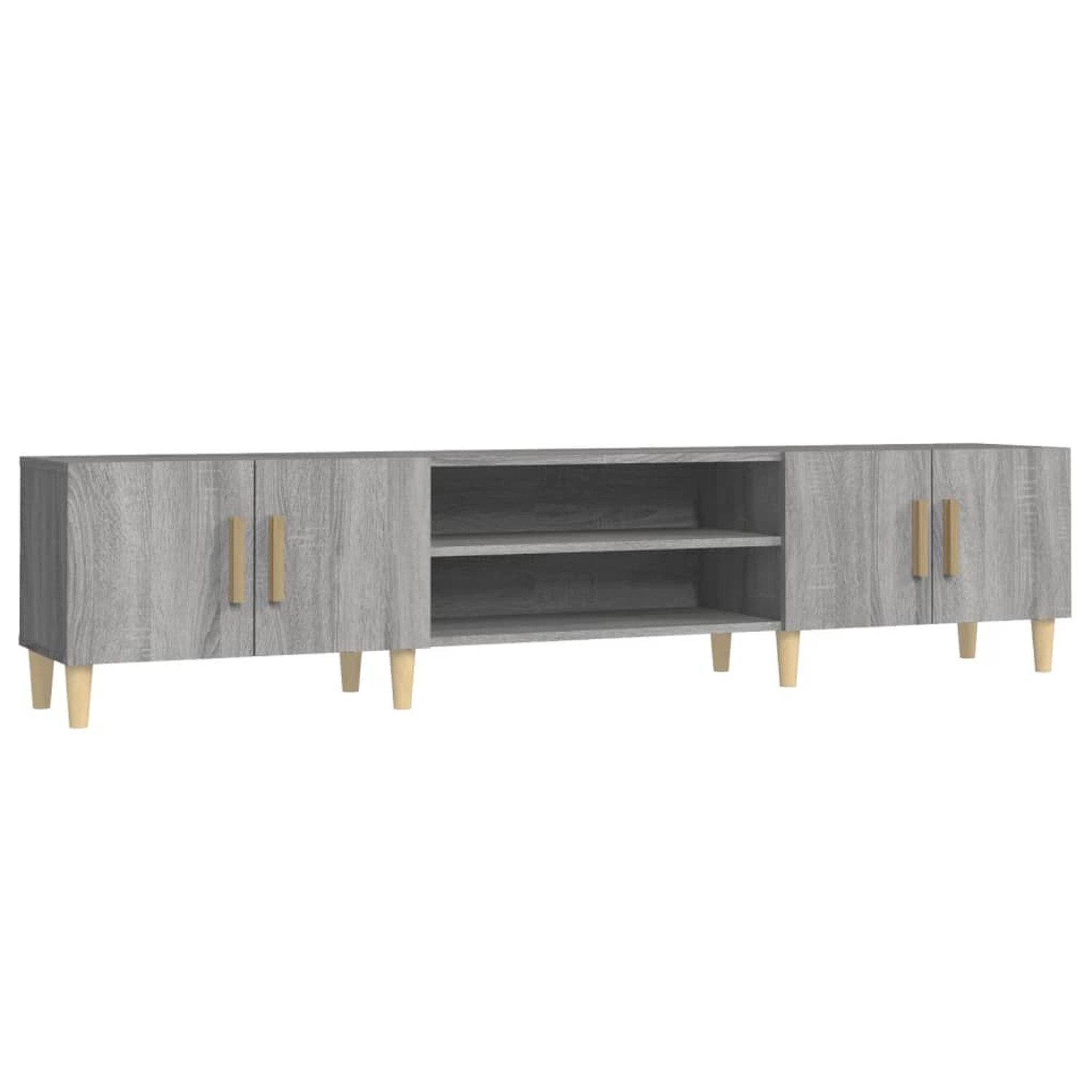 Vidaxl Tv-schrank Grau Sonoma 180x31,5x40 Cm Holzwerkstoff günstig online kaufen