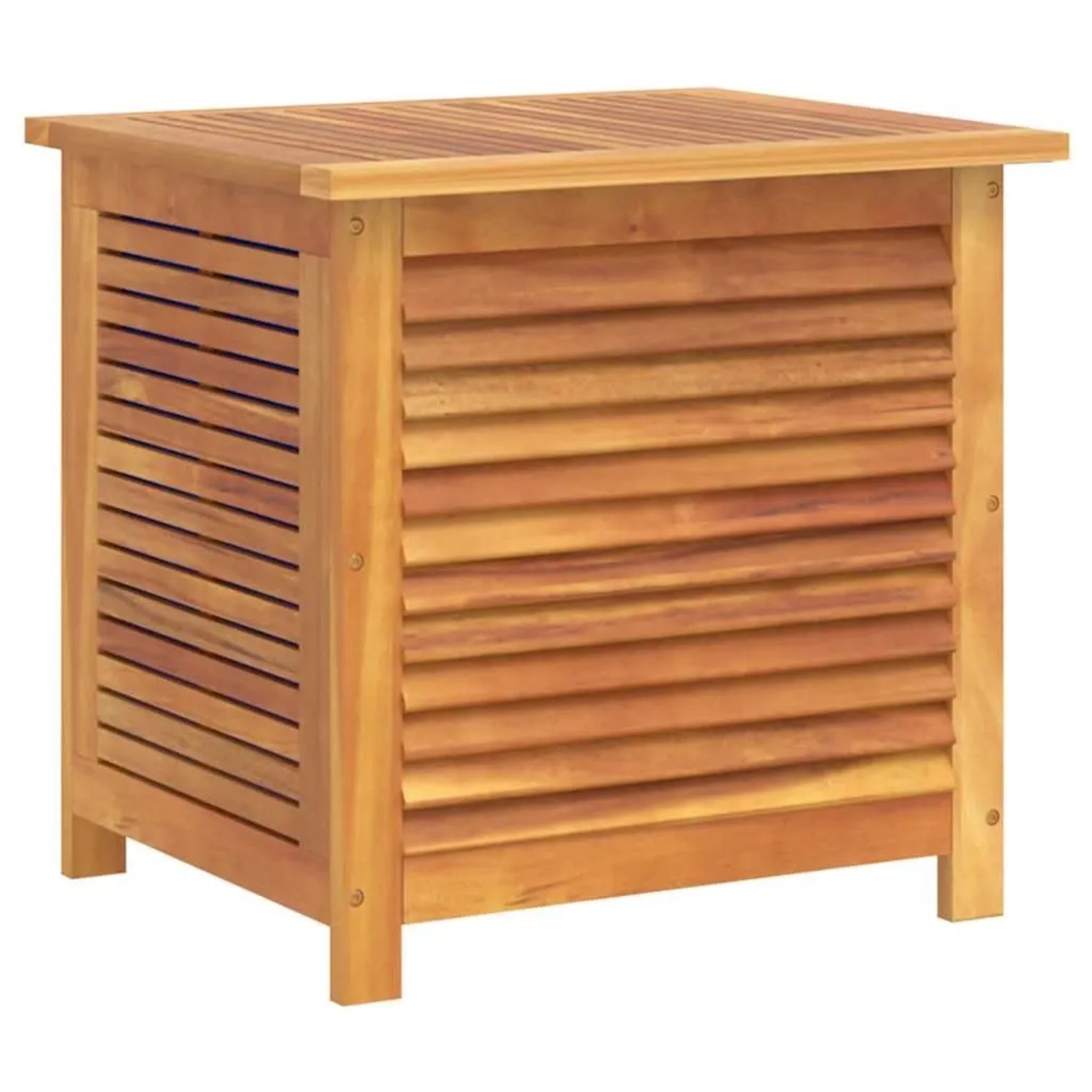 vidaXL Gartenbox mit Lüftungsschlitzen 60x50x56 cm Massivholz Akazie 365839