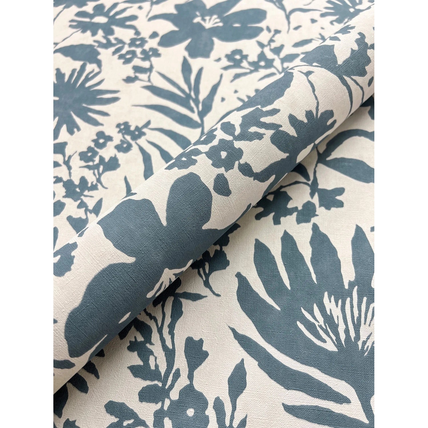 Newroom Vliestapete Narcisa Blue Blumen Floral FSC® günstig online kaufen