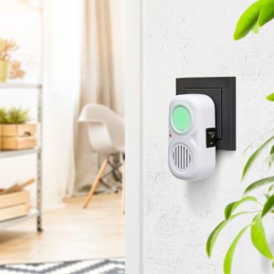 Windhager Mausvertreiber Electro Comfort im Einsatz: Ultraschallgerät gegen Mäuse mit Nachtlichtfunktion.