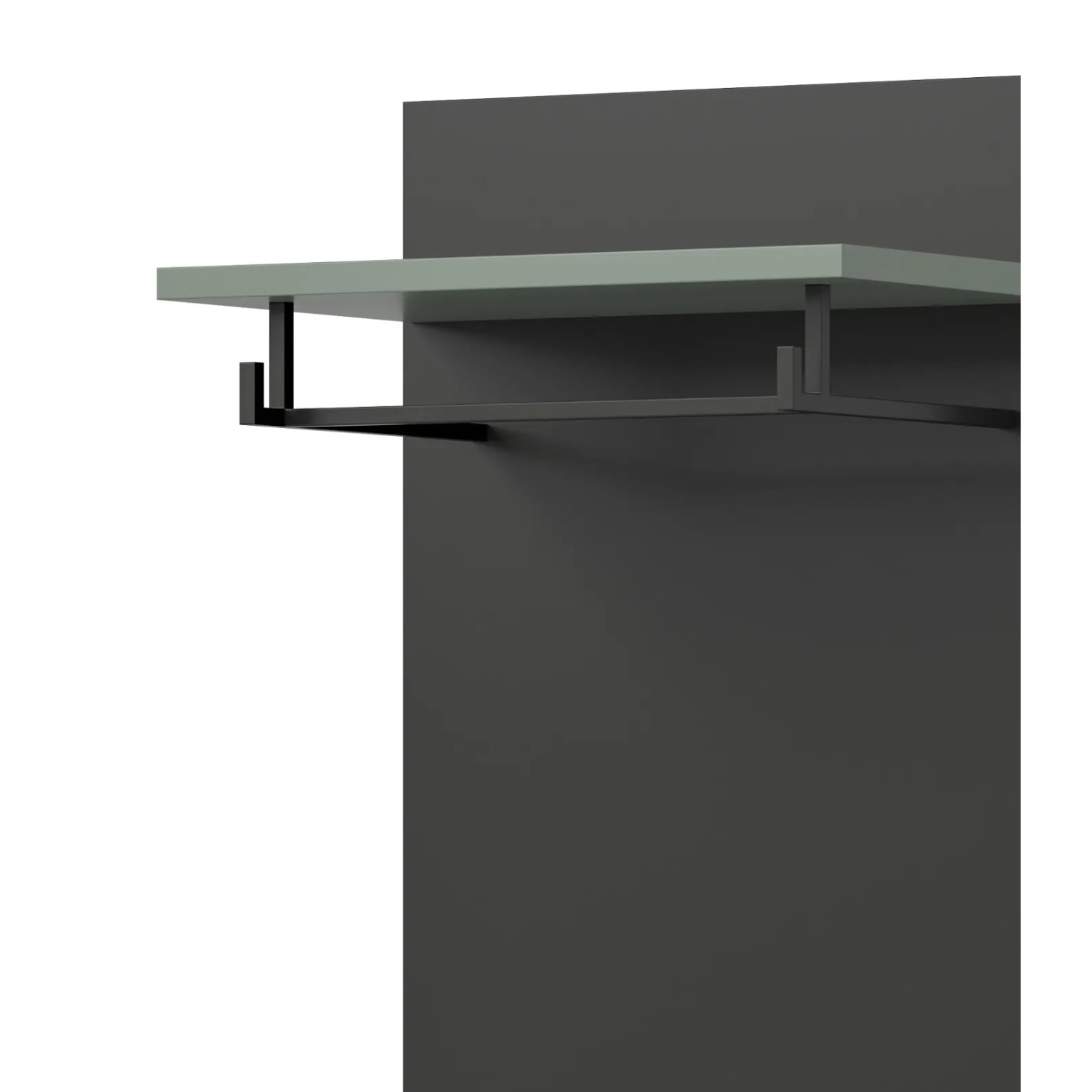 Inn.Furn Garderobenpaneel in Grau und Salbei 45 x 165 cm Cooper_4