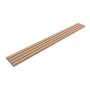WPC Fassadenverkleidung DUVAR in Teak Optik, 4 m² für eine moderne Fassadengestaltung.