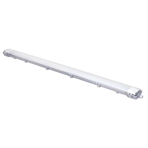 REV LED-Feuchtraumlichtleiste OmegaBasic, 126 cm, neutralweiß, robustes Kunststoffgehäuse, ideal für Feuchträume.