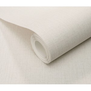 Rolle Erismann Vliestapete Melissa Elin in Elfenbein mit feiner Struktur.