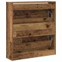 vidaXL Schuhschrank mit Tür Altholz 80 x 21 x 87,5 cm Holzwerkstoff 862214_8
