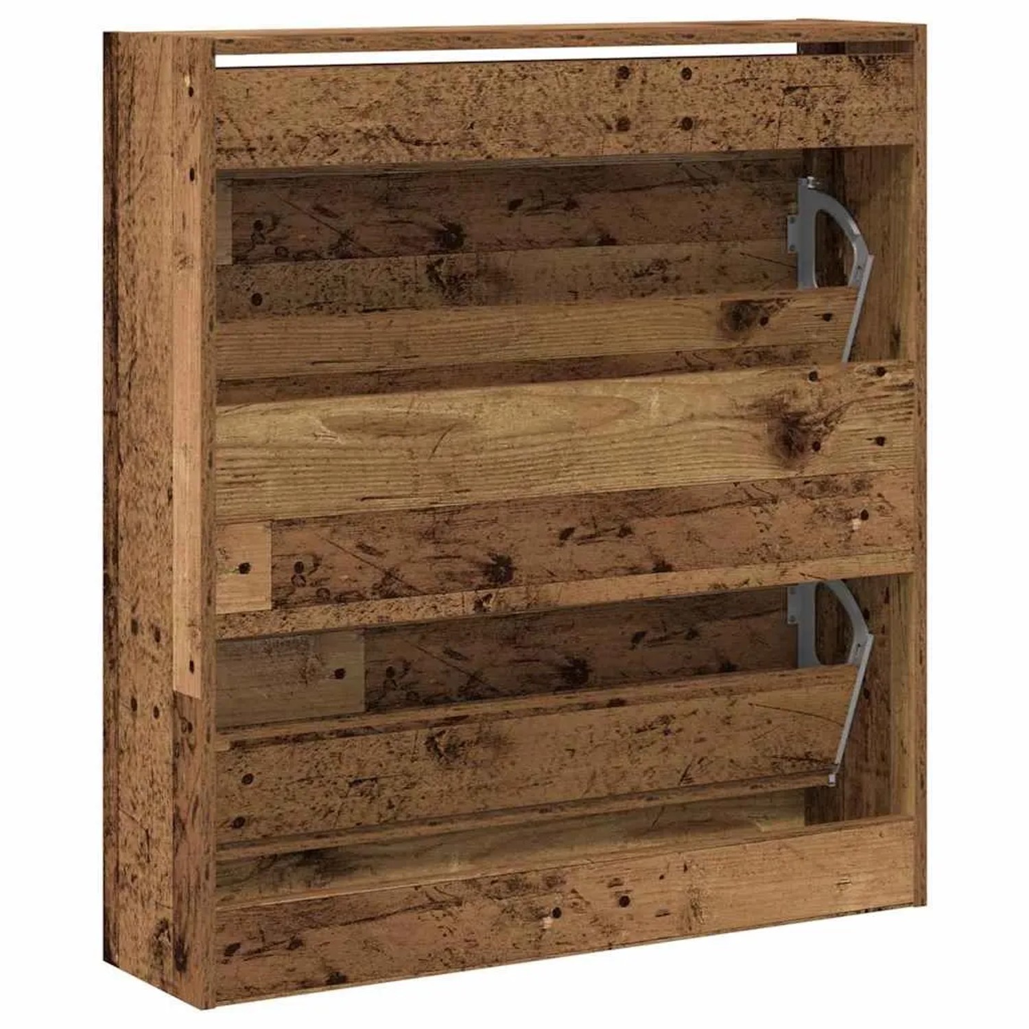 vidaXL Schuhschrank mit Tür Altholz 80 x 21 x 87,5 cm Holzwerkstoff 862214_8