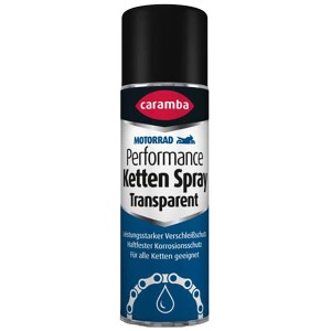 Caramba Motorradketten-Spray Transparent 300ml für optimale Kettenpflege.