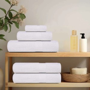 vidaXL Waschhandtücher 4-Tlg FROGN Weiß 30x30 cm 100% Baumwolle 136642