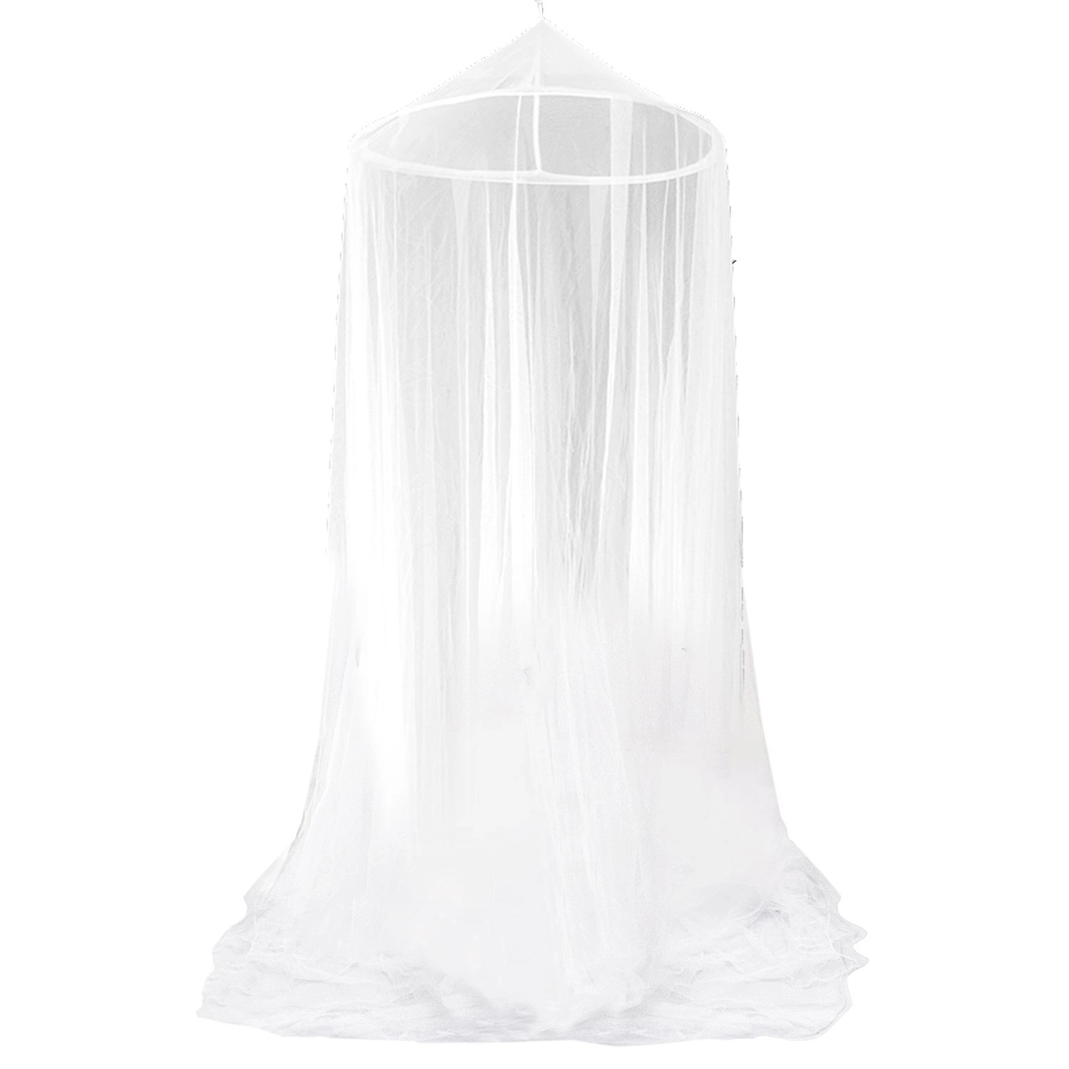 AMANKA Moskitonetz 12 Meter Umfang WHO 180 Mesh/6,45cm² Transparent
