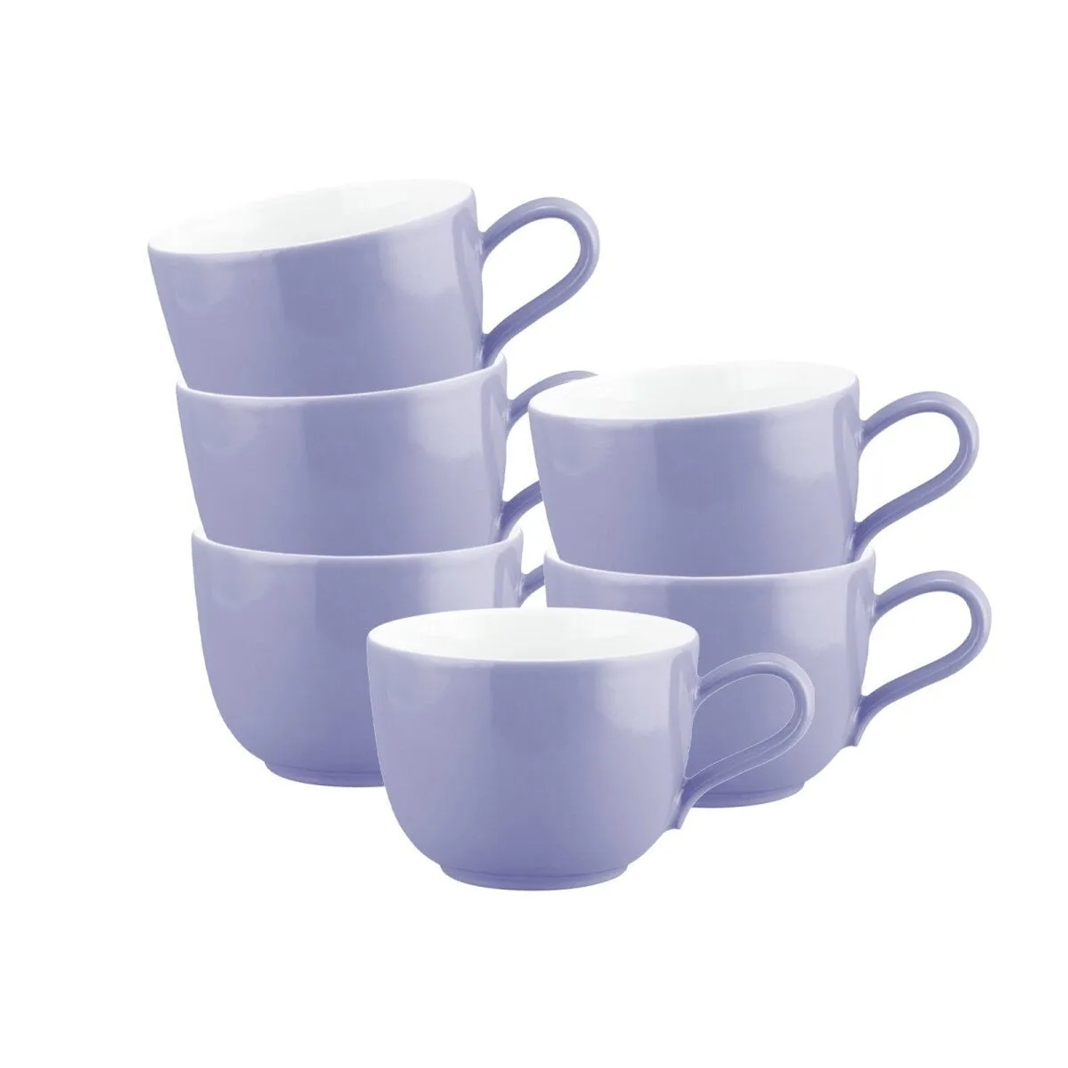 Seltmann Weiden Liberty Pure Colors Kaffeetasse 260 ml 6er Set Grape Purple