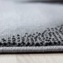 Detailaufnahme: Ayyildiz Kurzflorteppich Plus, schwarz-grau, 80x150 cm.