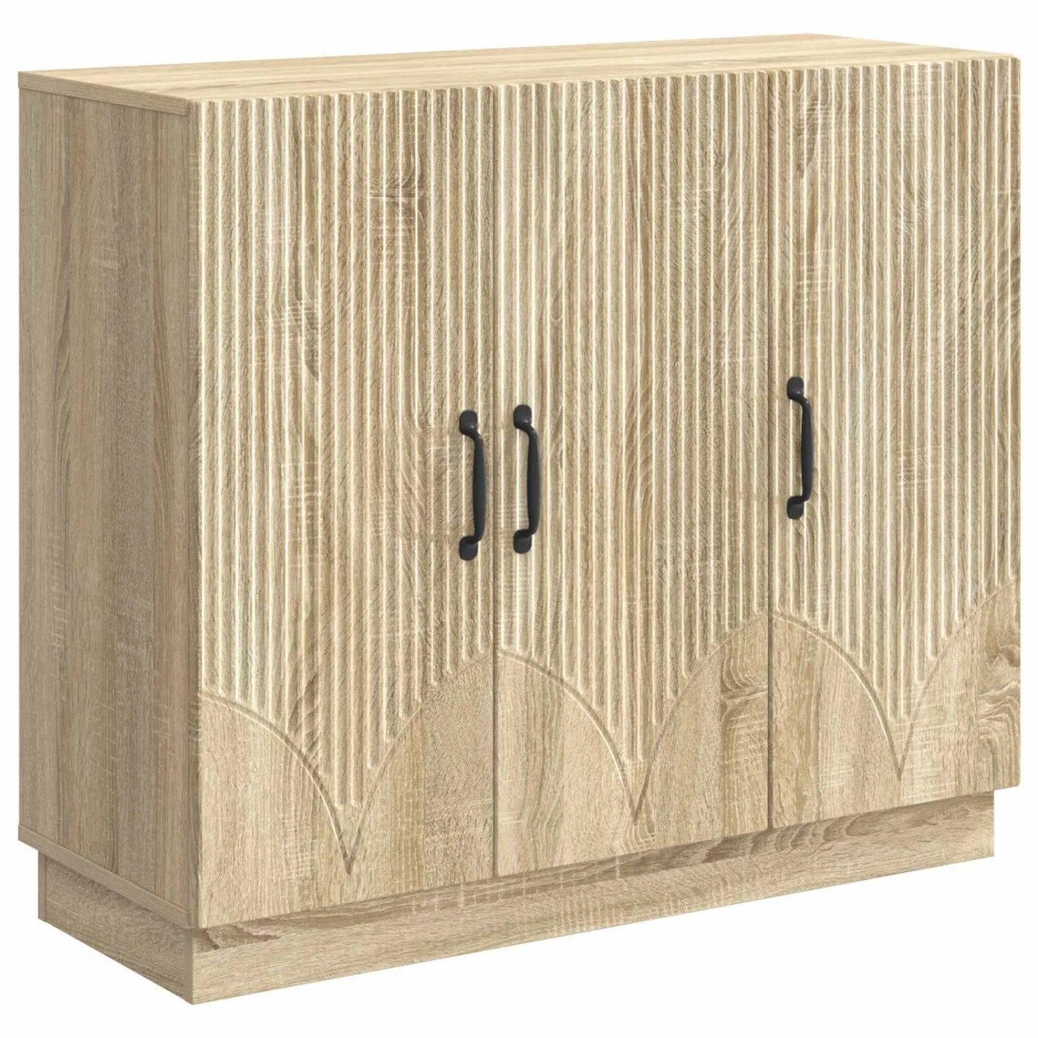 vidaXL Sideboard Sonoma-Eiche 89 x 34,5 x 77 cm Holzwerkstoff 895337