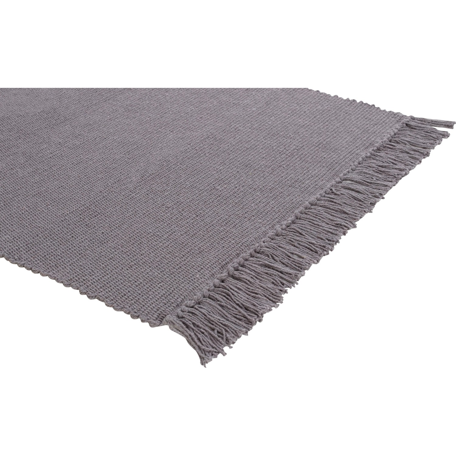 OBI Baumwoll Teppich Dunkelgrau 50 x 80 cm kaufen bei OBI
