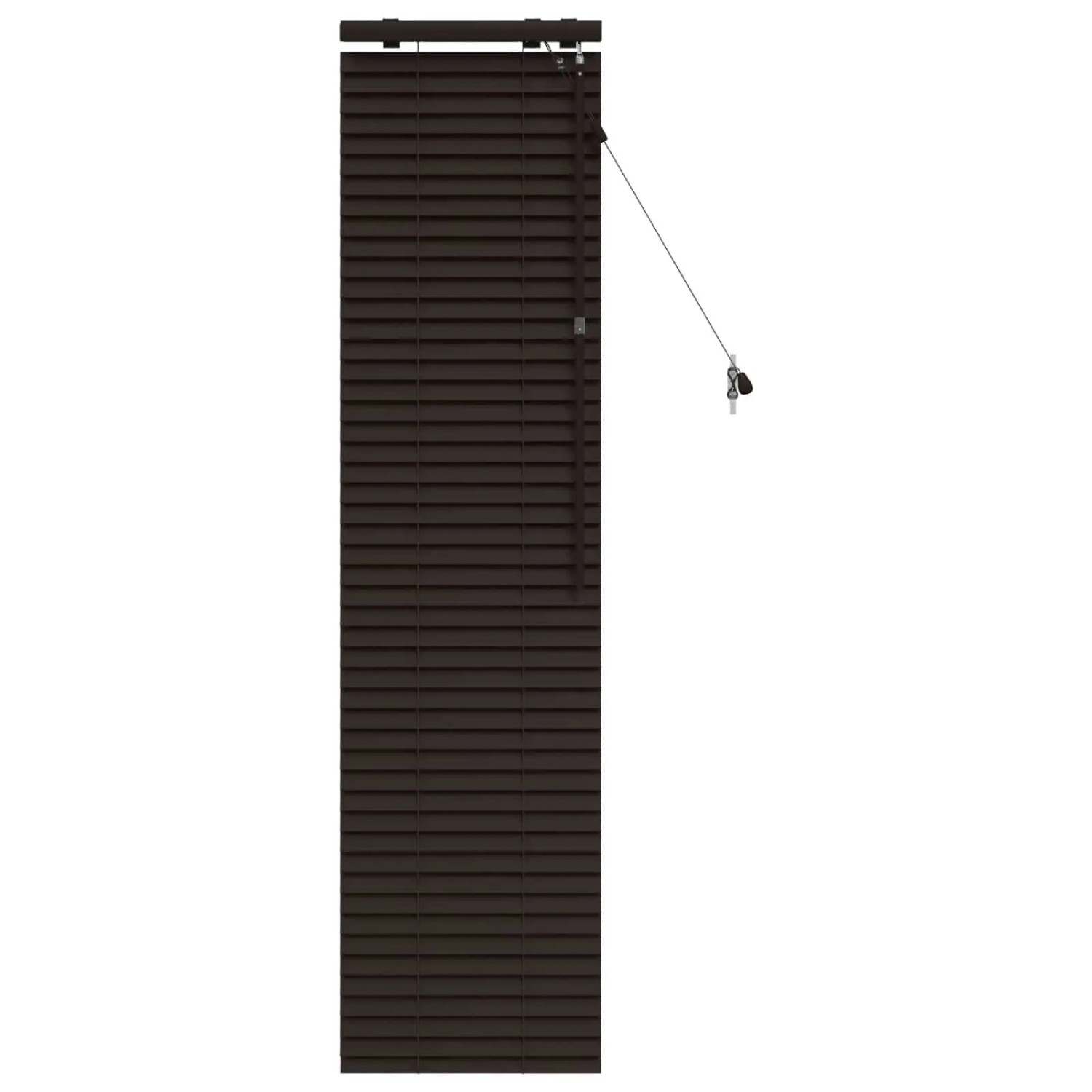 vidaXL Venezianische Jalousie Dunkelbraun 40 x 160 cm 35 mm 42015554
