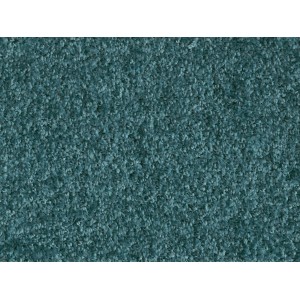 Türkiser Teppichboden Trondheim als Meterware, 400 cm breit.