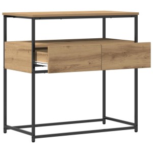 vidaXL Konsolentisch Artisan-Eiche 75 x 40 x 75 cm Holzwerkstoff 862937