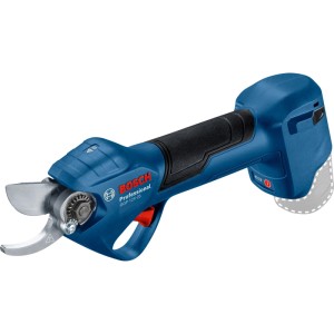 Bosch Professional Akku-Gartenschere GGP 12V-25 Solo, blaue Akku-Baumschere mit Schneidmesser.